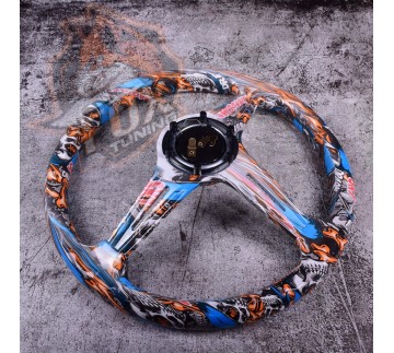 Універсальне паластикове кермо Akvaprint (Pirate)