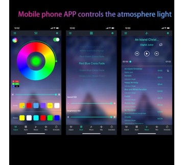Світлодіодне RGB підсвічування днища автомобіля на додатку APP