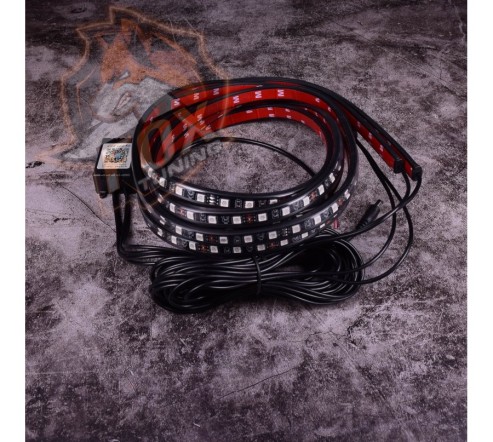 Светодиодная подсветка днища автомобиля на приложении APP