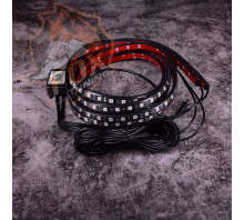 Светодиодная RGB подсветка днища автомобиля на приложении APP Светодиодная RGB подсветка днища автомобиля на приложении APP