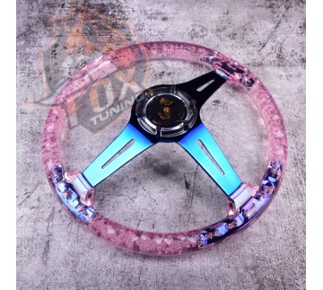 Универсальный руль Bubble neochrom/siliver