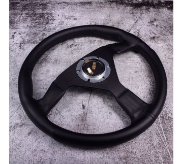 Спортивне кермо Momo без вильоту (шкіра )