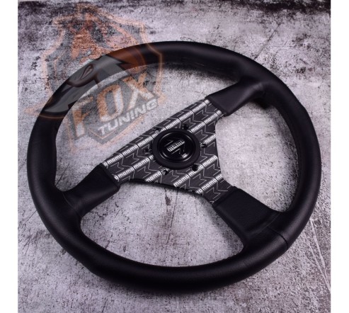 Спортивный руль Momo без вылета (кожа)