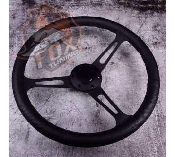 Универсальный руль FT с вылетом 55 mm Black (перфорированная кожа)