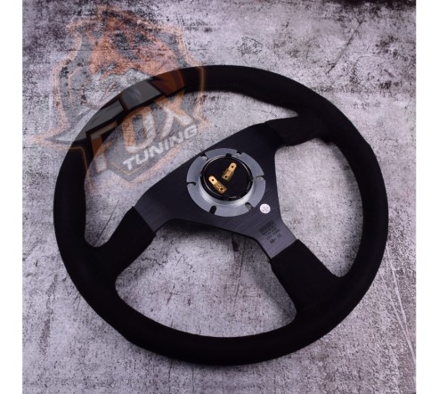 Спортивный руль Momo Ultra без вылета (замша)
