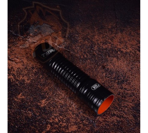 Армований гофрований силіконовий патрубок FoxTuning