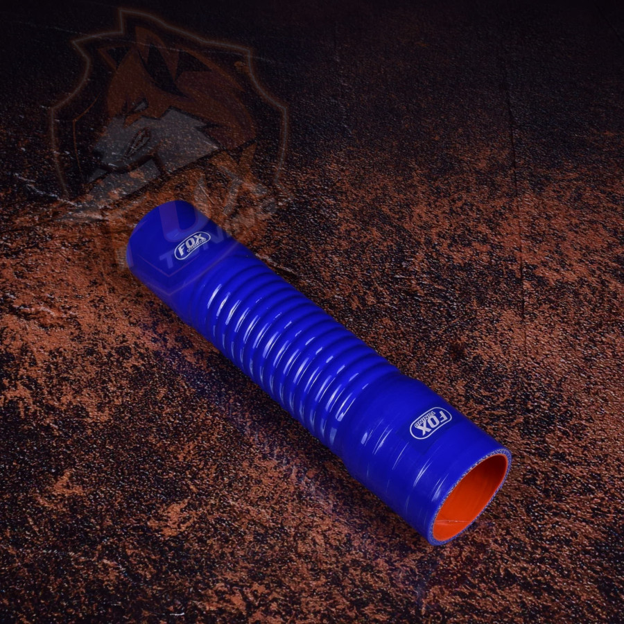 Армований гофрований силіконовий патрубок FoxTuning