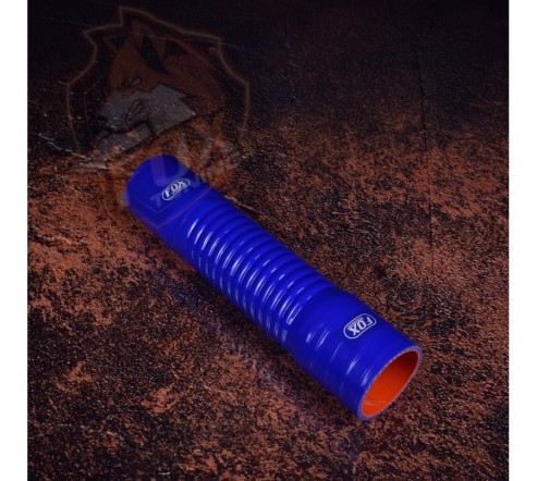 Армований гофрований силіконовий патрубок FoxTuning