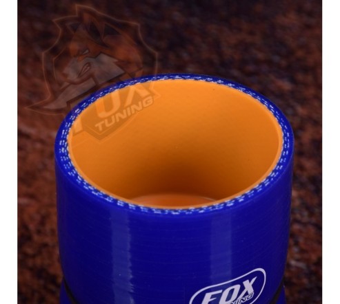 Силиконовый прямой патрубок с буфером, усиленный FoxTuning