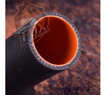 Усиленный силиконовый прямой патрубок FoxTuning 1.7" (45 mm)