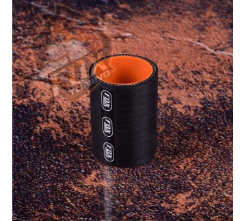 Усиленный силиконовый прямой патрубок FoxTuning 1.7" (45 mm)