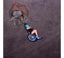 Брелок на ключі Girl with green hair