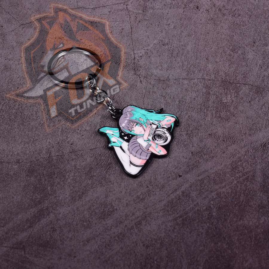 Брелок на ключі Girl and Turbine