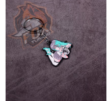 Брелок на ключі Girl and Turbine