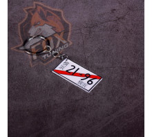 Брелок на ключі авто номер 21-96