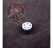 Брелок на ключи колесо