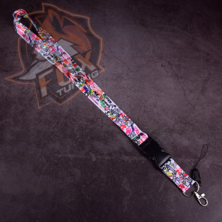 Шнурок на ключі StickerBoom White