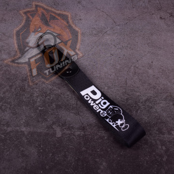 Брелок с карабином Pig Power