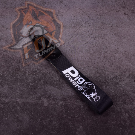 Брелок с карабином Pig Power