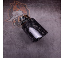 Одинарная насадка глушителя FT (forged carbon)
