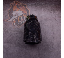 Одинарная насадка глушителя FT (forged carbon)