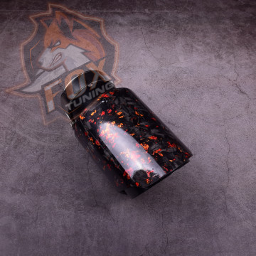 Одинарная насадка глушителя FT (forged r/b carbon)