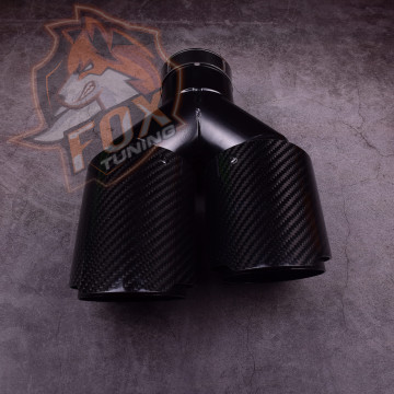 copy of Двойная насадка глушителя FT (carbon)