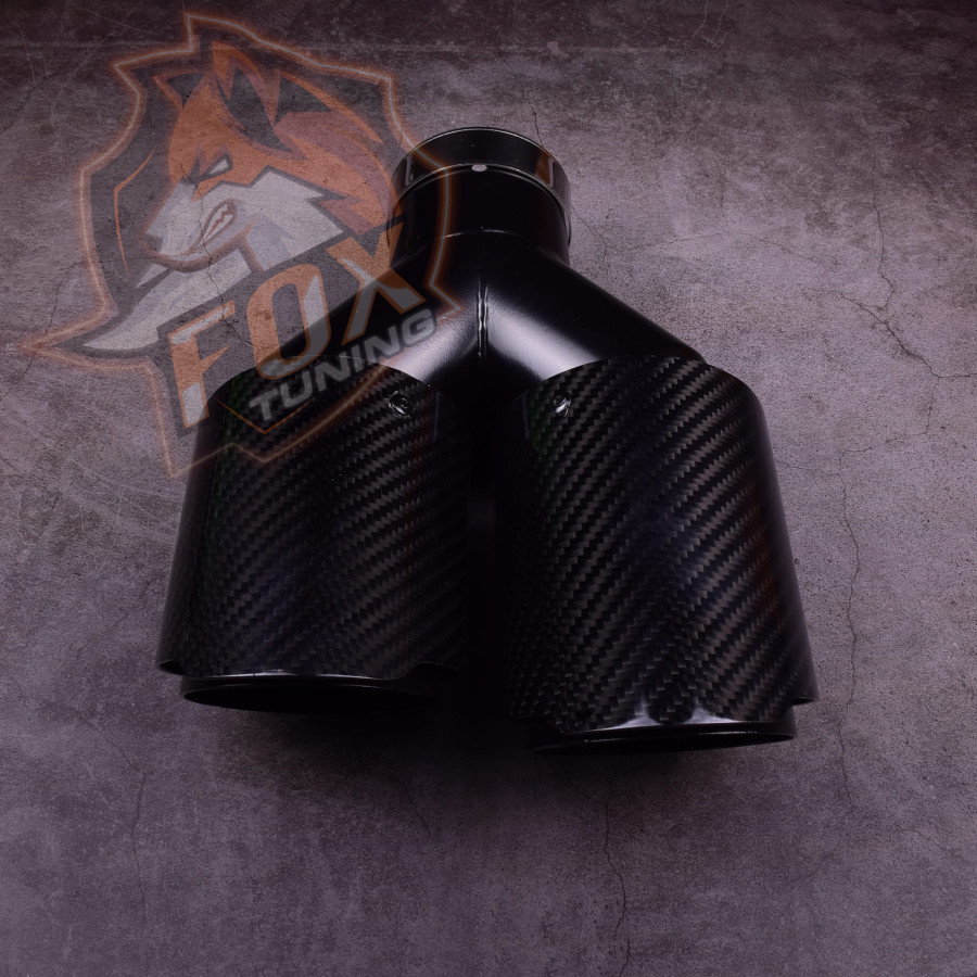 copy of Двойная насадка глушителя FT (carbon)