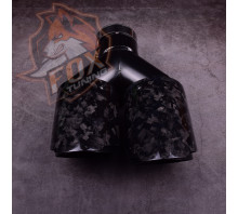 copy of Двойная насадка глушителя FT (forged carbon)