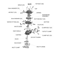 Внешний вестгейт (wastegate) Tial 44 mm Внешний вестгейт (wastegate) Tial 44 mm