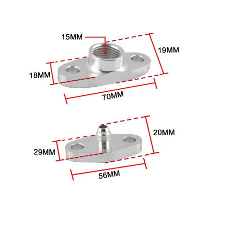 Комплект подачи и слива масла турбины FT