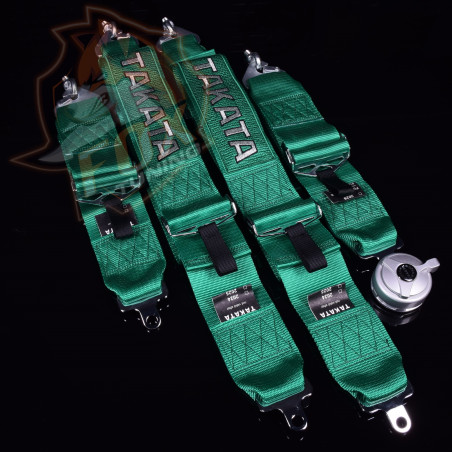 Ремені безпеки Takata зі спортивним замком 3"/76 mm (4 point)