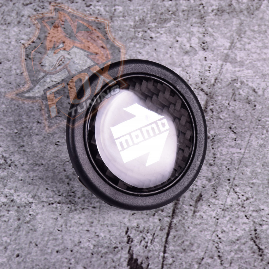 Кнопка сигналу для керма MOMO (carbon)