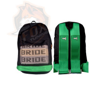 JDM ранець Bride з шлейками Takata (green)