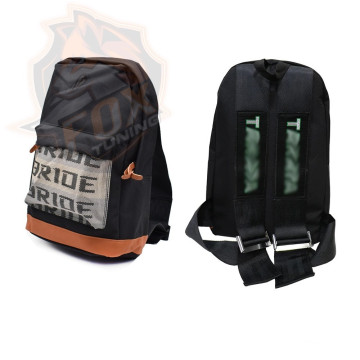 JDM ранець Bride з шлейками Takata (brown)