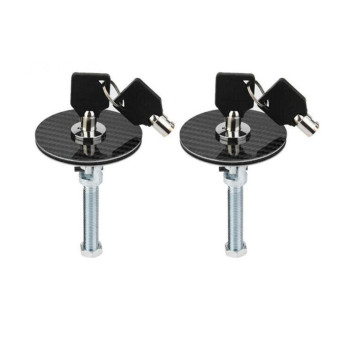 Спортивні замки капота FT (плоскі) carbon