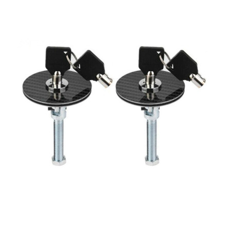 Спортивні замки капота FT (плоскі) carbon