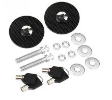 Спортивные замки капота FT (плоские) carbon