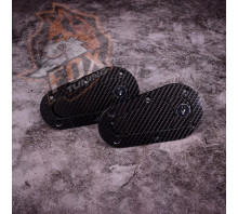 Спортивні замки капоту D1 із ключем (карбонові)