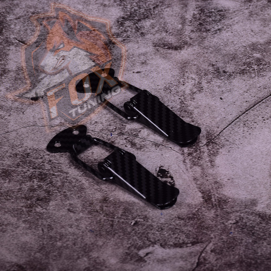 Карбоновые зажимы для бампера S