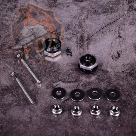 Кнопочні швидкозйомні кріплення бамперу FT 25 mm