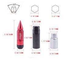 Колісні гайки Rays М12/1.25 (шип) Без надпису на гайках!