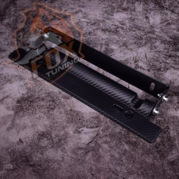 Карбоновая пластиковая регулируемая рамка автомобильного номера FT