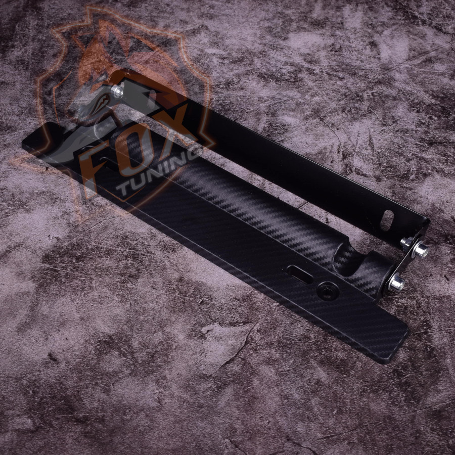 Карбоновая пластиковая регулируемая рамка автомобильного номера FT