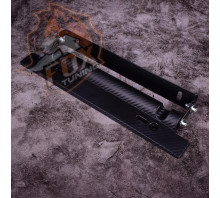 Карбоновая пластиковая регулируемая рамка автомобильного номера FT