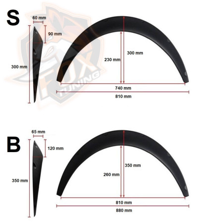 Универсальное расширение арок/фендера FT (B)