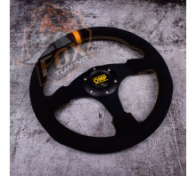 copy of Спортивный руль OMP без вылета (замша)