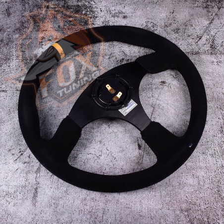 Спортивный руль OMP без вылета (замша)
