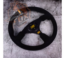 Спортивный руль OMP без вылета (замша)