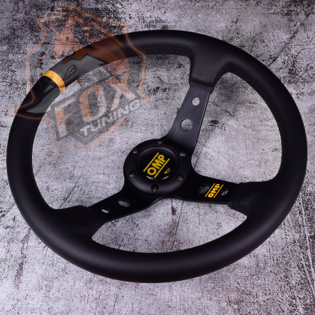 Спортивне кермо OMP з вильотом (шкіра м'яка)